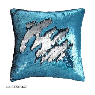 FUNDA DE ALMOHADA CON LENTEJUELAS 40*40 C/U