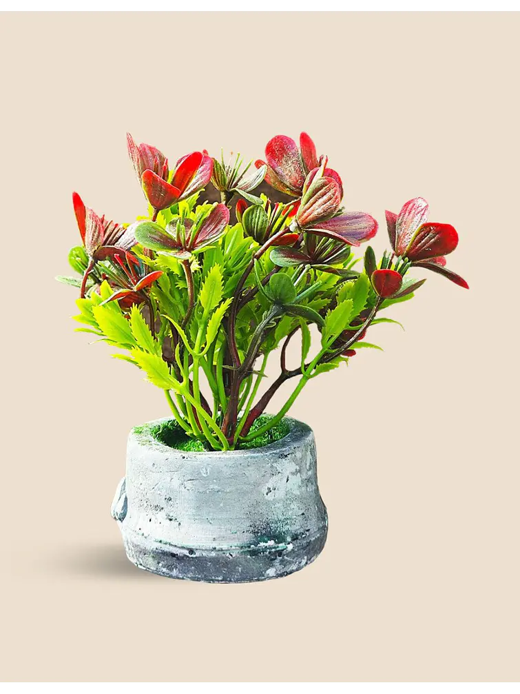 OFERTA - PLANTA ARTIFICIAL CON MACETA C/U 4