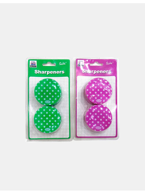 SACAPUNTAS 6CM CON LUNARES PCS*2 2