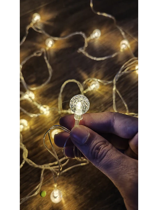 GUIRNALDA LED BOLITAS CALIDA 4M C/U                2