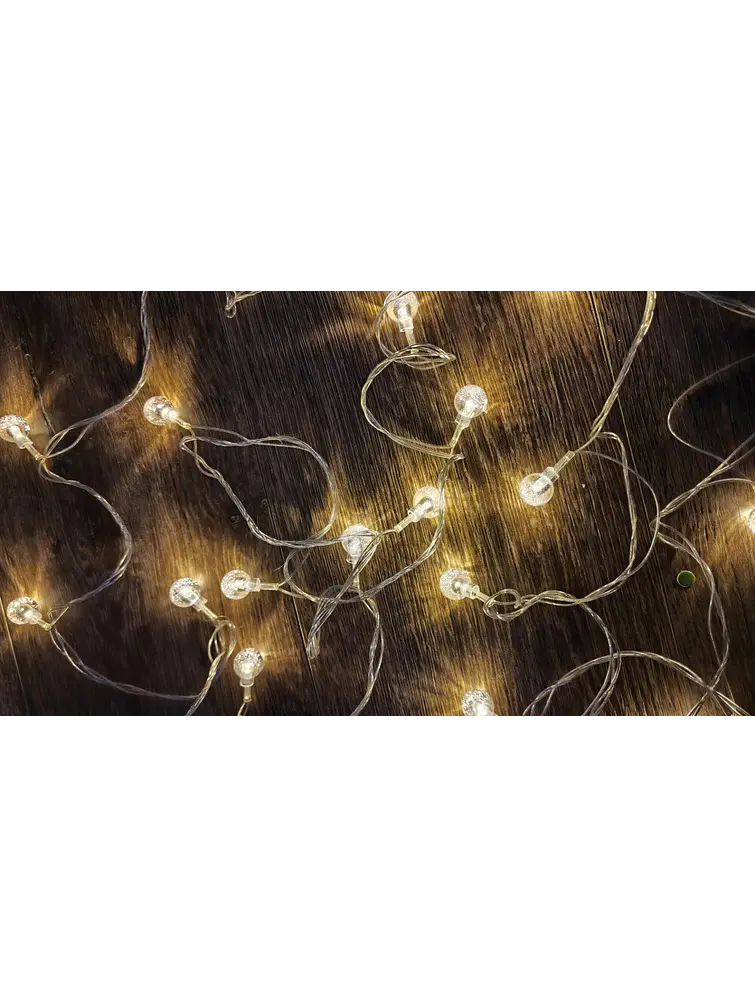 GUIRNALDA LED BOLITAS CALIDA 4M C/U                3