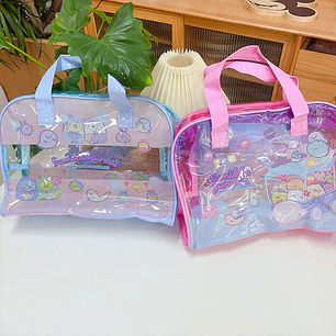 BOLSO PVC CON DIBUJOS 33*10*23 C/U