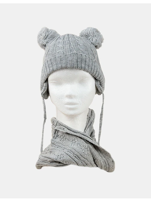 GORRO CON BUFANDA C/U 1