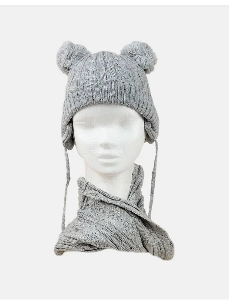 GORRO CON BUFANDA C/U 1