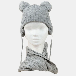 GORRO CON BUFANDA C/U