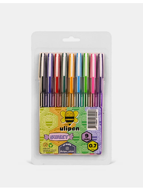 BOLIGRAFO COLORES PCS*9 1