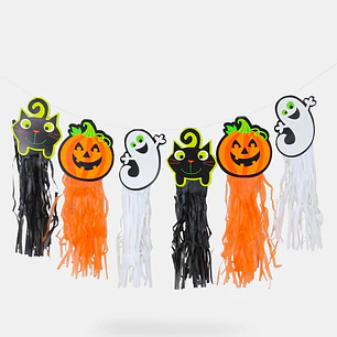 ADORNO DE PAPEL HALLOWEEN PCS*8                   
