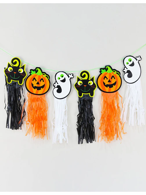 ADORNO DE PAPEL HALLOWEEN PCS*8                    2