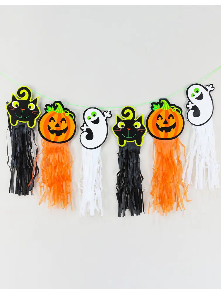 ADORNO DE PAPEL HALLOWEEN PCS*8                    2