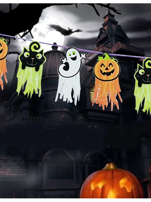 ADORNO DE PAPEL HALLOWEEN PCS*8                    3