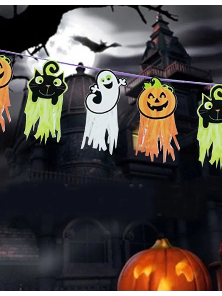 ADORNO DE PAPEL HALLOWEEN PCS*8                    3