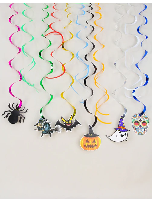 ADORNO DE PAPEL HALLOWEEN C/U                      3