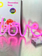 LAMPARA FLUORESCENTE LOVE C/U - Miniatura 3