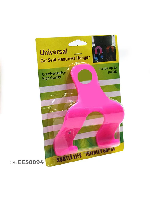 GANCHO DE PLASTICO PARA COCHES C/U 3