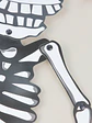 ADORNO DE PAPEL HALLOWEEN CALAVERA C/U             - Miniatura 3