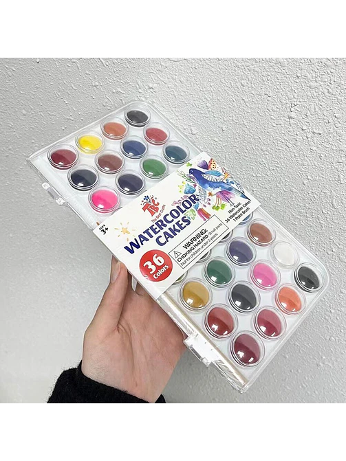 ACUARELA WATERCOLOR 36 COLORES C/U 2