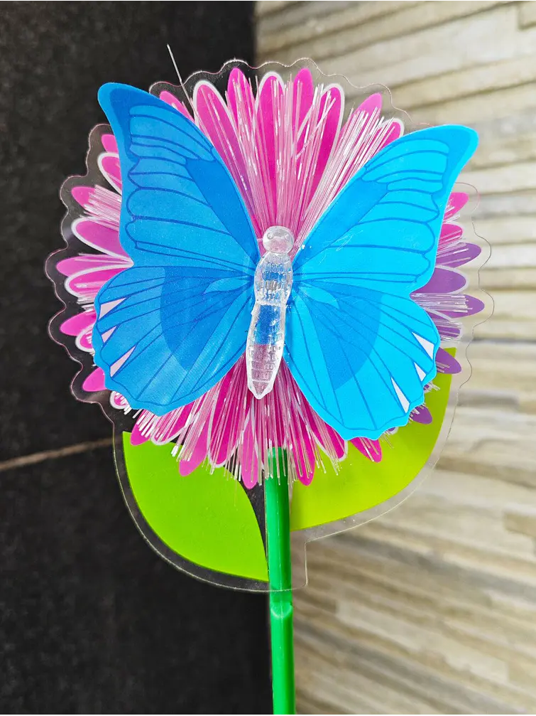 TUTOR PARA MACETA LED MARIPOSA C/U 1