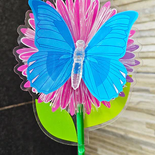 TUTOR PARA MACETA LED MARIPOSA C/U