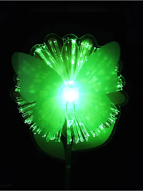 TUTOR PARA MACETA LED MARIPOSA C/U 2