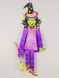 ADORNO DE PAPEL HALLOWEEN BRUJA VERDE C/U          - Miniatura 3