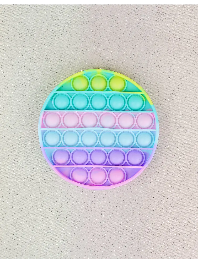 POP-IT MULTICOLOR REDONDO 12.5CM C/U               2