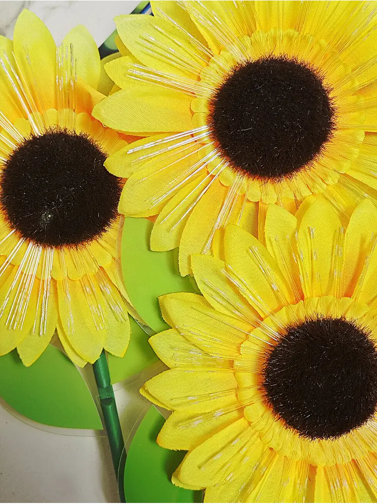 TUTOR PARA MACETA LED GIRASOL C/U 3