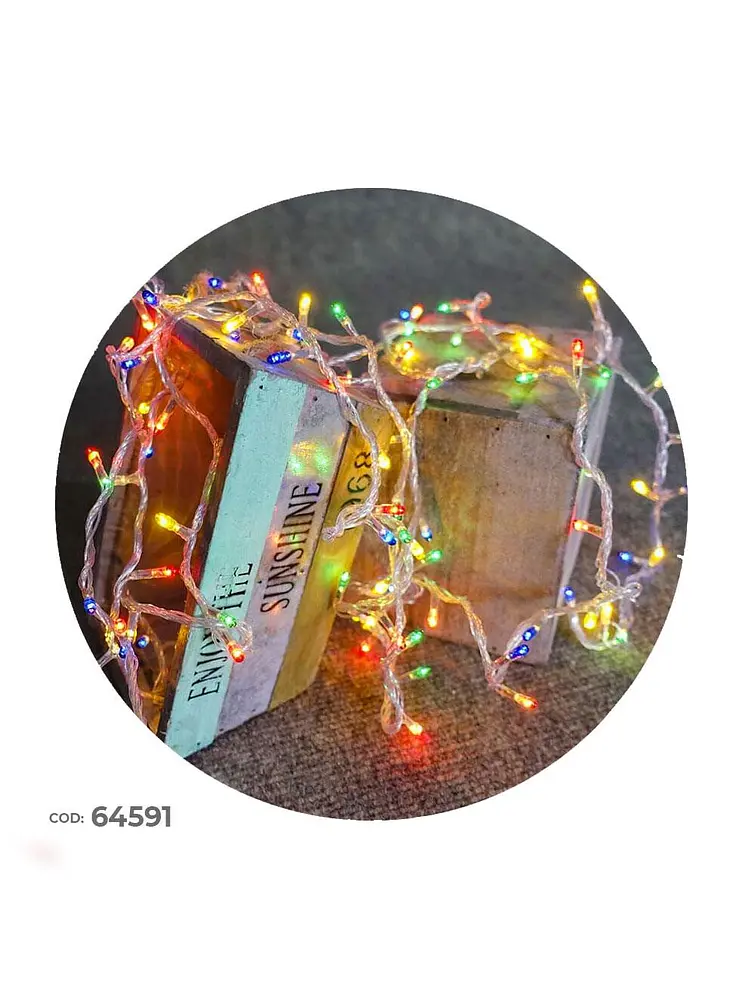 GUIRNALDA LED 100LUCES/4.5M C/U 3