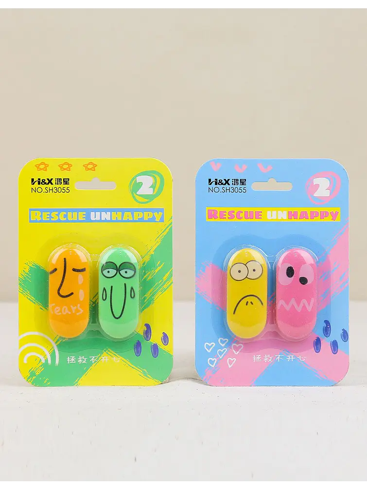 GOMA DE BORRAR CARAS PCS*2 2
