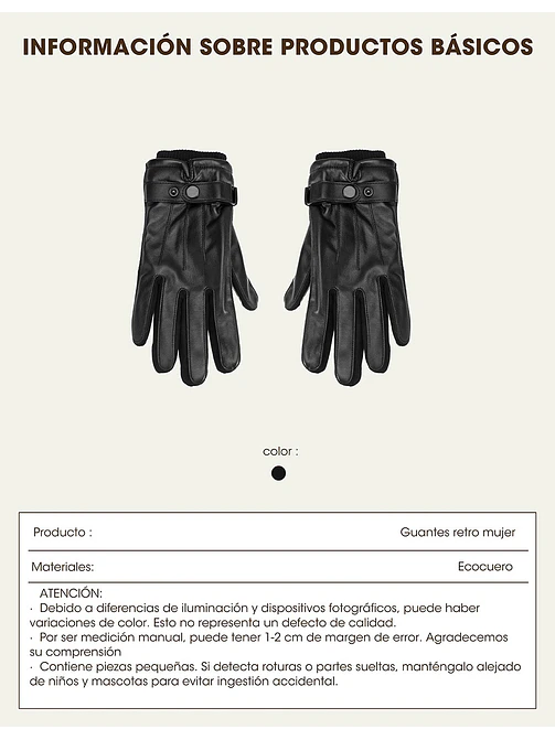 GUANTES C/U 5