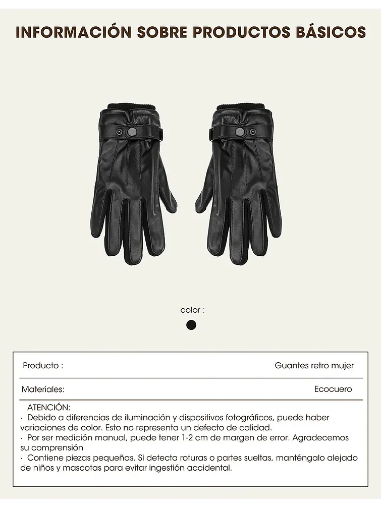 GUANTES C/U 5