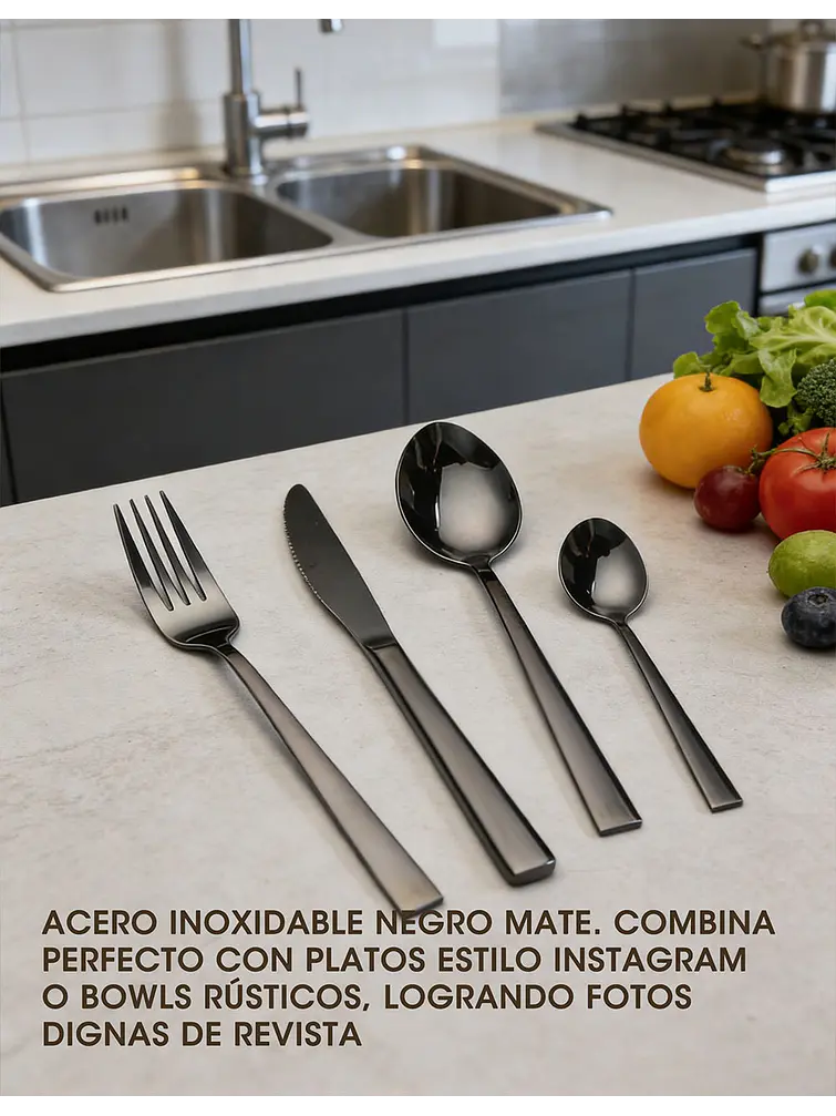 SET DE CUBIERTOS C/U 3