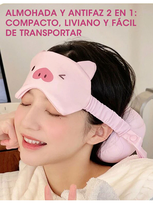 ALMOHADA CON ANTIFAZ  C/U 2