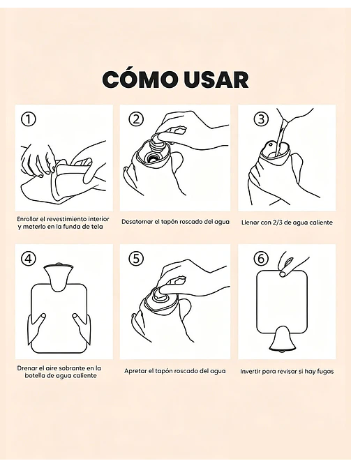 BOLSA DE AGUA CALIENTE C/U 8