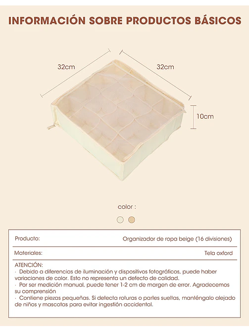ORGANIZADOR C/U 5