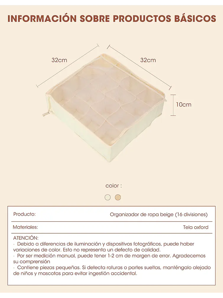ORGANIZADOR C/U 5