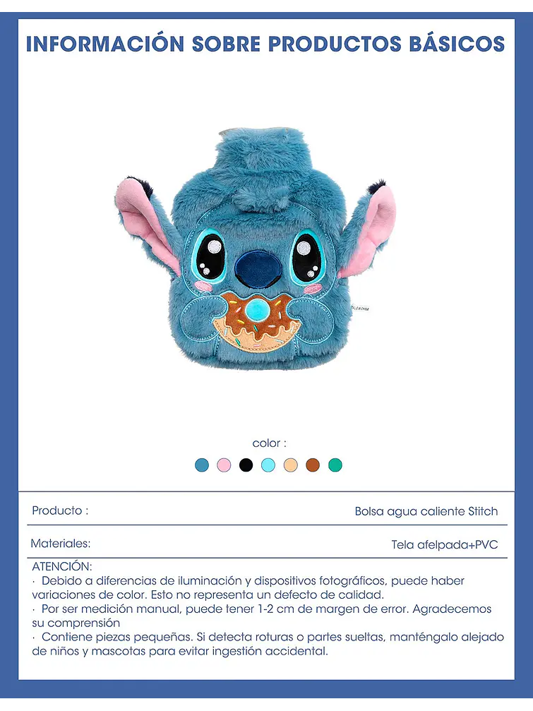 BOLSA DE AGUA CALIENTE C/U 6