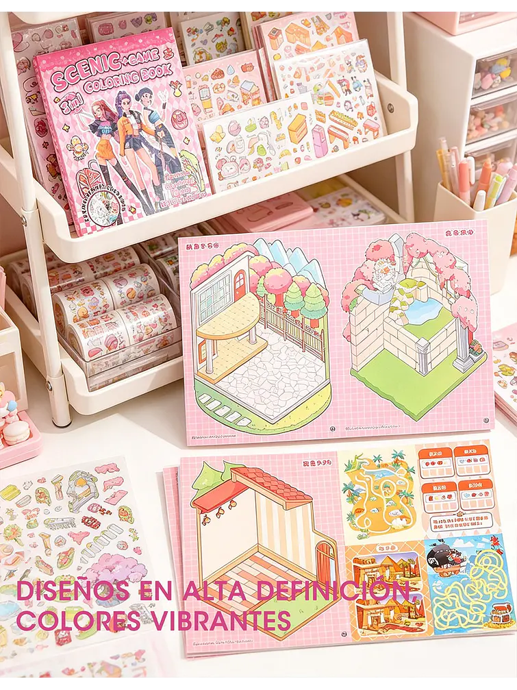 LIBRO DE STICKERS C/U 2