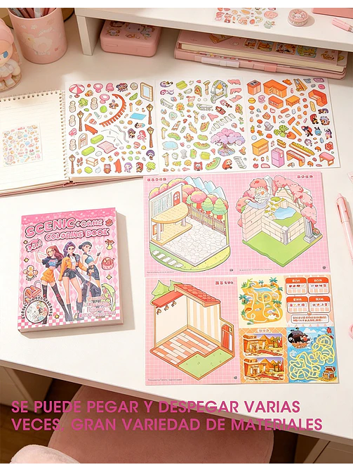 LIBRO DE STICKERS C/U 5