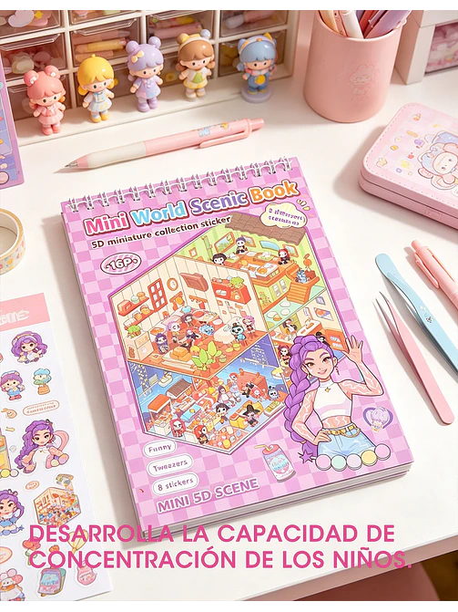 LIBRO DE STICKERS C/U 9