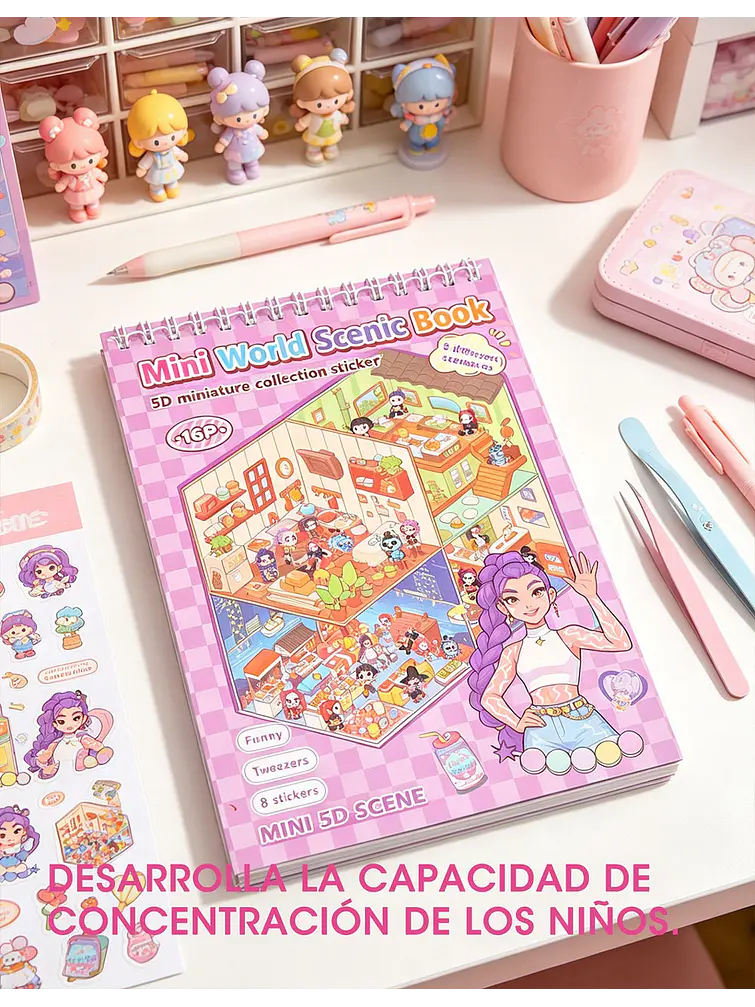 LIBRO DE STICKERS C/U 9