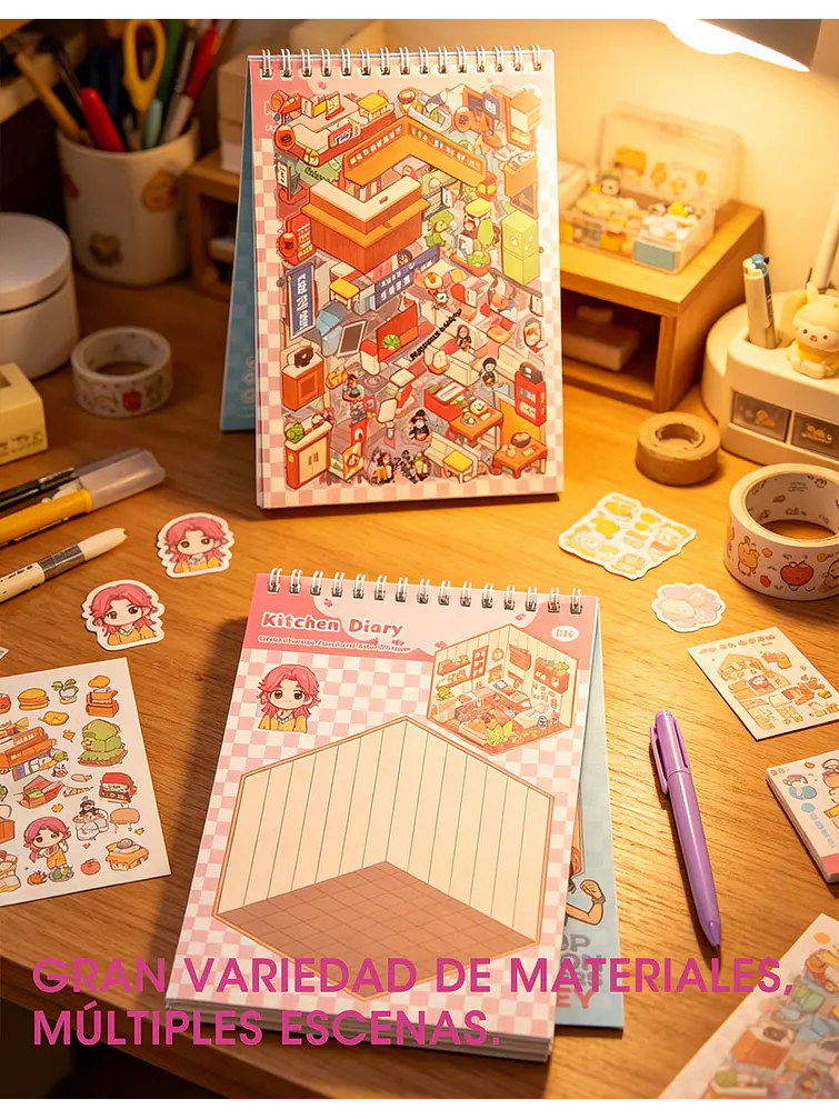 LIBRO DE STICKERS C/U 10