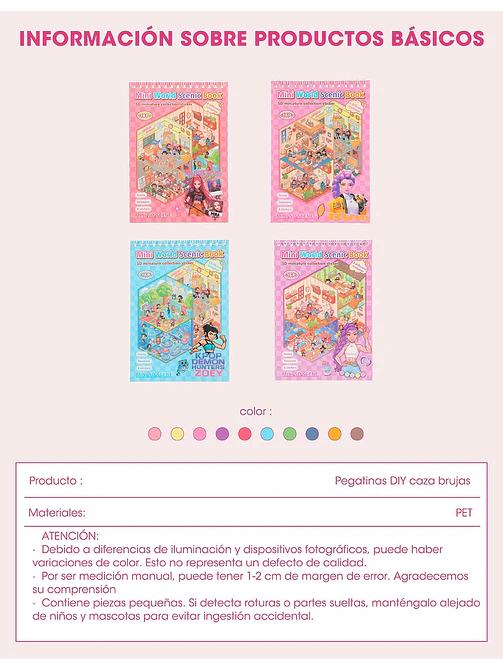 LIBRO DE STICKERS C/U 11