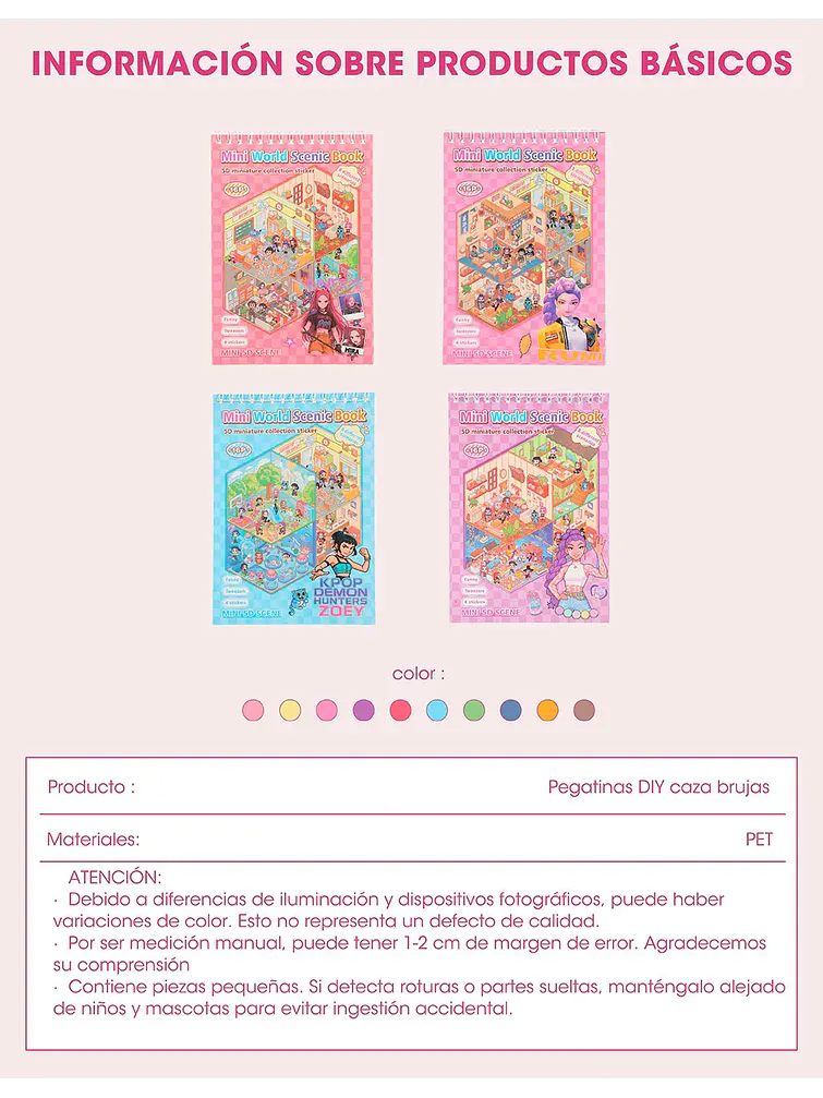 LIBRO DE STICKERS C/U 11