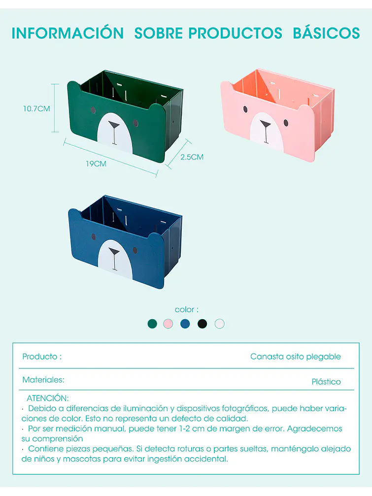 ORGANIZADOR PLAGABLE C/U 10