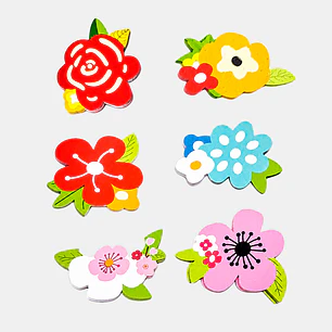 TARJETAS FLORES PCS*24