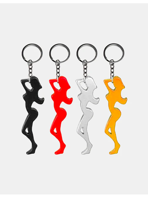 LLAVERO DE METAL MUJER PCS*12 1