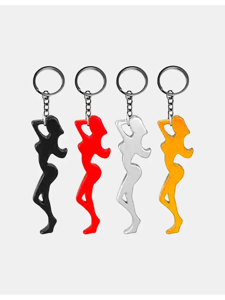 LLAVERO DE METAL MUJER PCS*12 1
