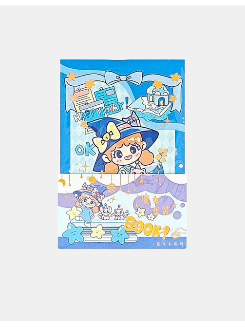 BLOCK DE NOTAS BRUJITA 15*3*9 PCS*6 1