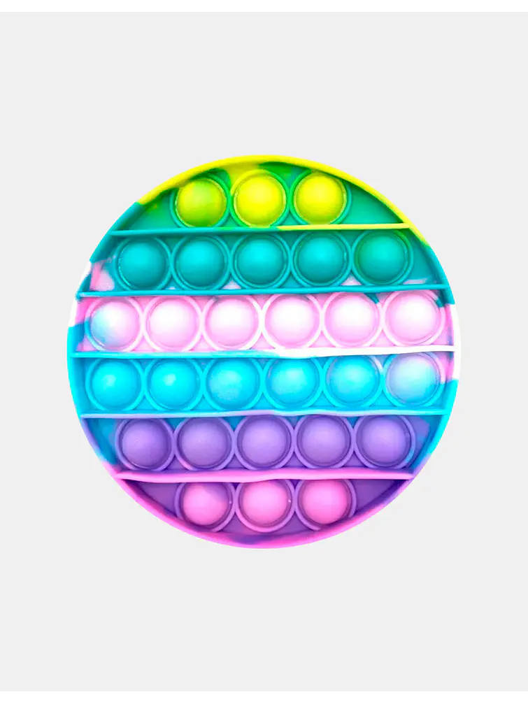POP-IT MULTICOLOR REDONDO 12.5CM C/U               1