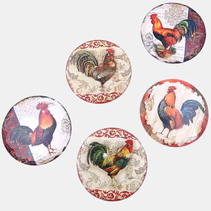 POSAVASO DE CERAMICA 10.8CM C/U